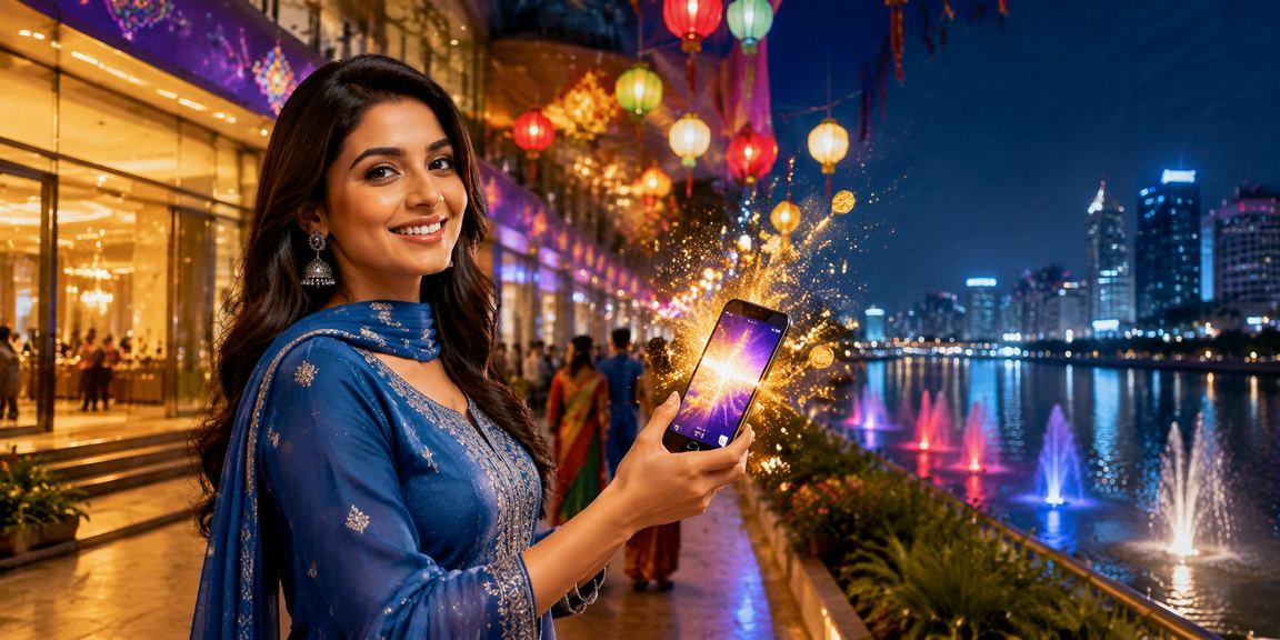 ঢাকায় সালোয়ার কামিজ পরা নারী ক্যাসিনো অ্যাপ ব্যবহার করছেন