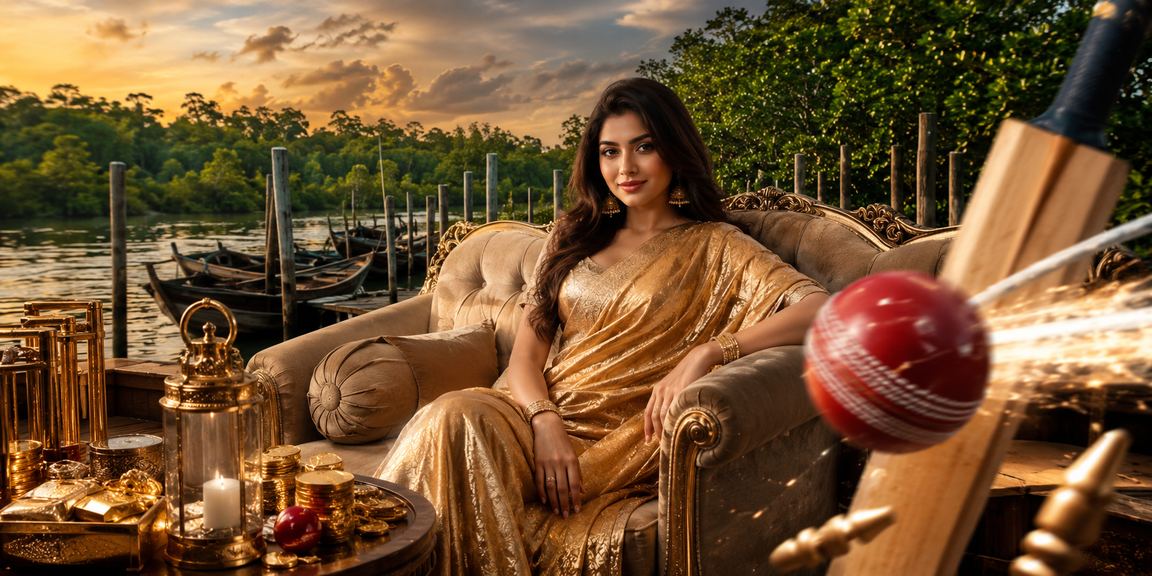 খুলনায় ক্রিকেট বেটিং প্রোমোশন উপভোগরত বাংলাদেশি মডেল